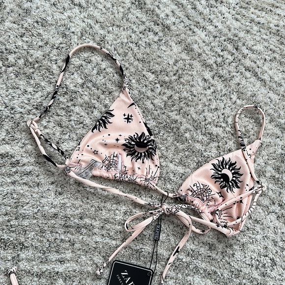 NWT Pink & Black Celestial High Cut Bikini - Picture 9 of 16